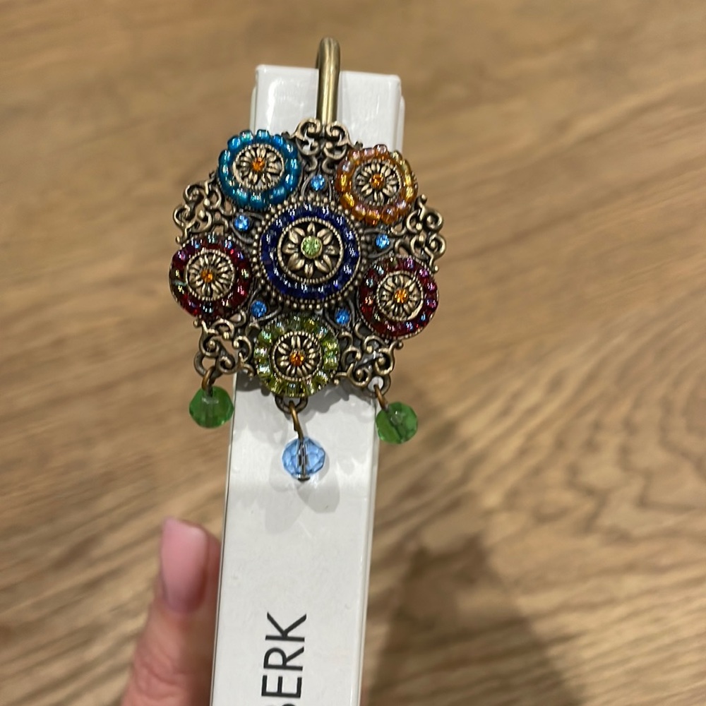 Beaded Mandala Metal Bookmark